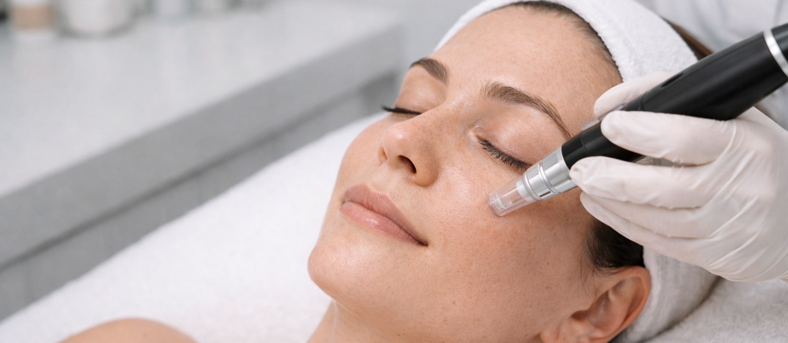 La Higiene Facial Deluxe con Dermapen y Exosomas es un tratamiento facial avanzado de renovación y regeneración intensiva. Combina una higiene facial premium con sesiones de Dermapen y aplicación de exosomas. Clínica Adelgar, tu clínica de adelgazamiento y tratamientos estéticos en Madrid