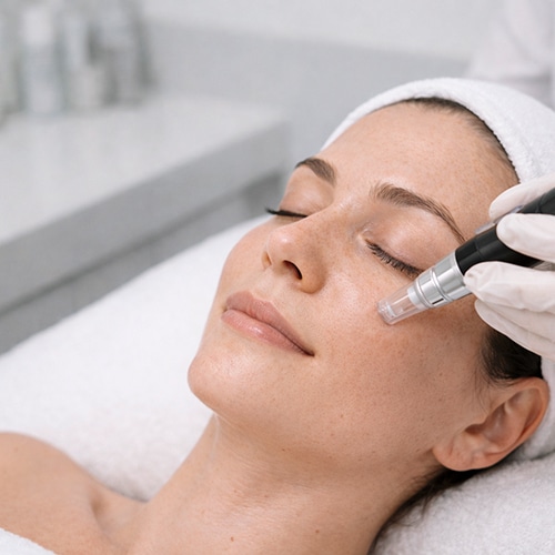 La Higiene Facial Deluxe con Dermapen y Exosomas es un tratamiento facial avanzado de renovación y regeneración intensiva. Clínica Adelgar, tu clínica de adelgazamiento y tratamientos estéticos en Madrid